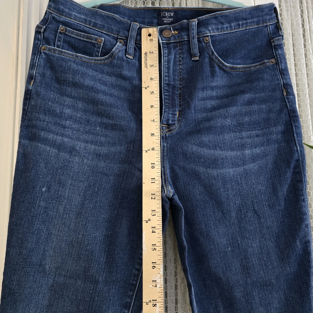 JCREW High Rise Bootcut Jeans Size 32 - Picture 3 of 8